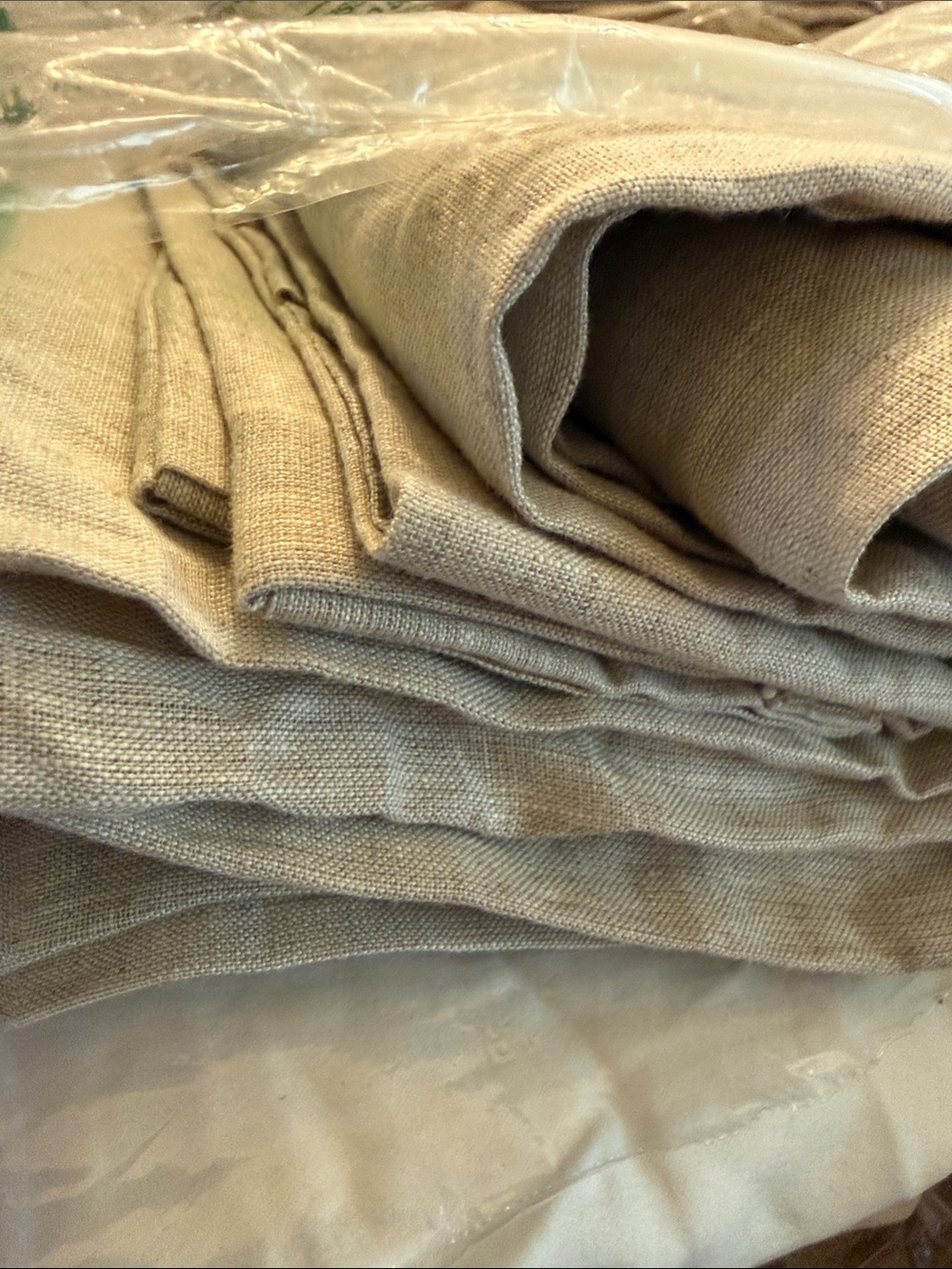 Flax Linen Lined 48x96 Curtain Panels - Retail $184 Set - Picture 7 of 7